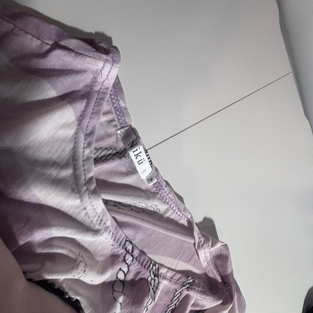 New Sheer Light Butterfly Print Swim Cover-Up - Picture 3 of 5